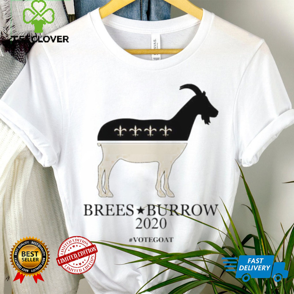 Brees Burrow 2020 Black & Gold Drew Brees Shirt