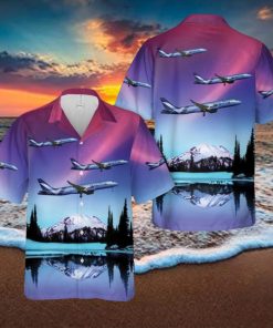 Breeze Airways Airbus A220 300 Hawaiian Shirt 3D Printed Aloha Summer Shirt