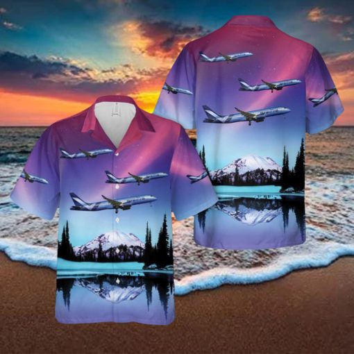 Breeze Airways Airbus A220 300 Hawaiian Shirt 3D Printed Aloha Summer Shirt
