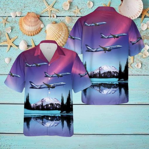 Breeze Airways Airbus A220 300 Hawaiian Shirt 3D Printed Aloha Summer Shirt