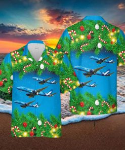 Breeze Airways E190 Christmas Hawaiian Shirt 3D Printed Aloha Summer Shirt