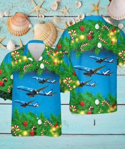 Breeze Airways E190 Christmas Hawaiian Shirt 3D Printed Aloha Summer Shirt
