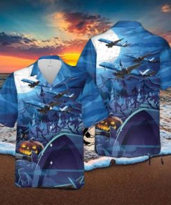 Breeze Airways E190 Halloween Hawaiian Shirt