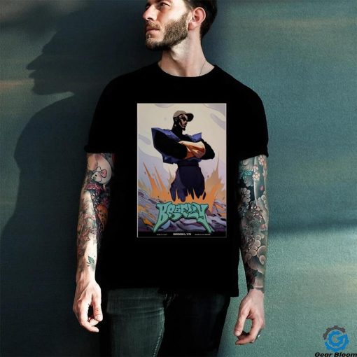 Breezy Brooklyn 2024 June 16 17 Barclays Center Event Poster Shirt