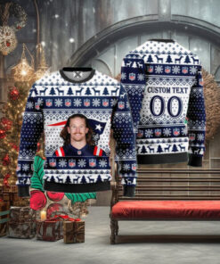Brenden Schooler New England Patriots Ugly Christmas Sweater