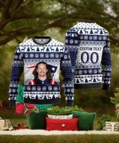 Brenden Schooler New England Patriots Ugly Christmas Sweater