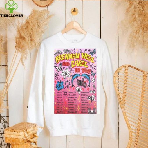 Brennan wedl and carol on tour 2023 poster shirt