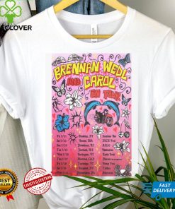 Brennan wedl and carol on tour 2023 poster shirt