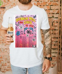 Brennan wedl and carol on tour 2023 poster shirt