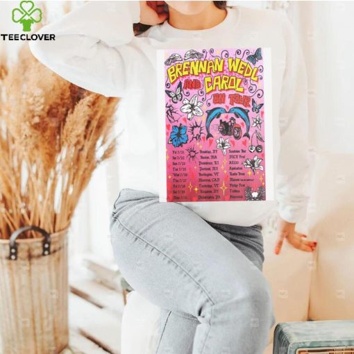 Brennan wedl and carol on tour 2023 poster shirt