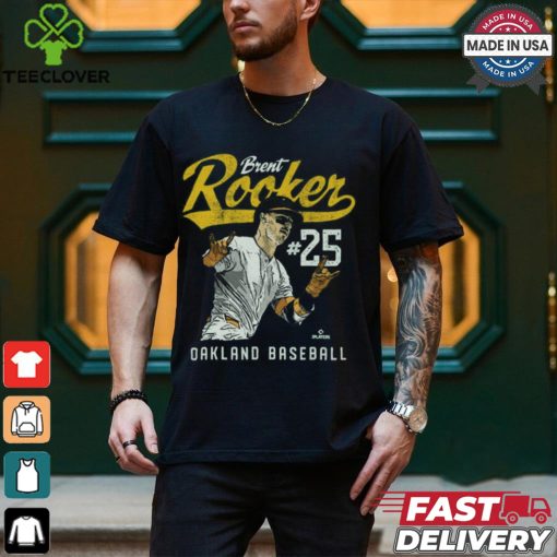 Brent Rooker #25 Oakland Baseball Player Name Vintage Graphic t hoodie, sweater, longsleeve, shirt v-neck, t-shirt