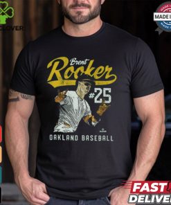 Brent Rooker #25 Oakland Baseball Player Name Vintage Graphic t hoodie, sweater, longsleeve, shirt v-neck, t-shirt