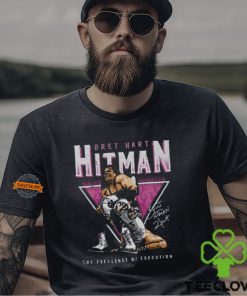 Bret Hart Sharpshooter Triangle Black T shirt