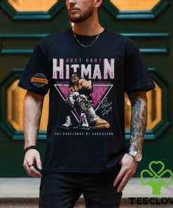 Bret Hart Sharpshooter Triangle Black T shirt