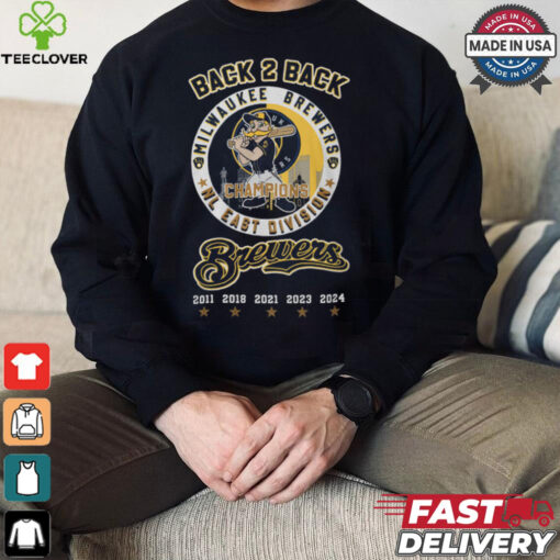 Brew Nersec Jaukee  Nl East Divisio Champions Shirt