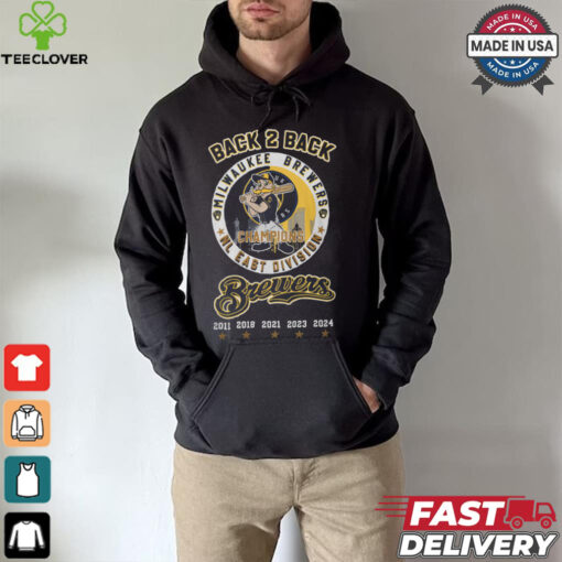 Brew Nersec Jaukee  Nl East Divisio Champions Shirt