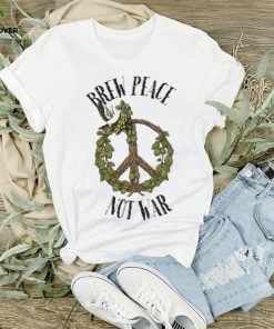 Brew peace not war white dove with peace sign hoodie, sweater, longsleeve, shirt v-neck, t-shirt