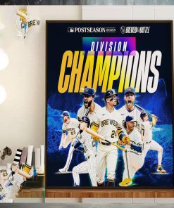 Brewed For Battle This Is My Crew Milwaukee Brewers Are The 2023 National League Central Division Champions Home Decor Poster Canvas
