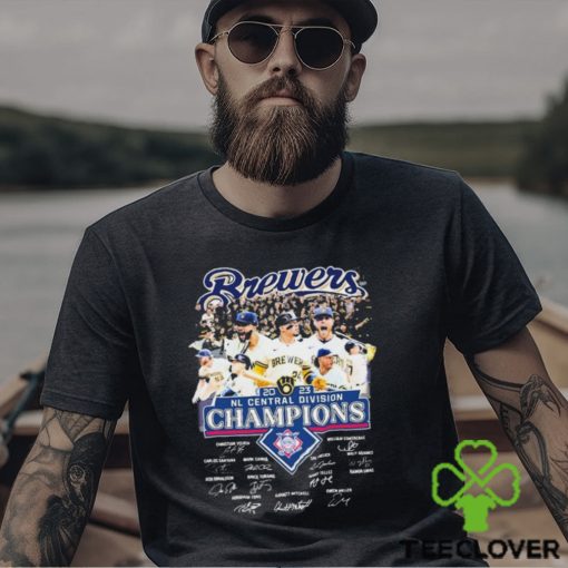 Brewers Team 2023 NL Central Division Champions Postseason Signatures Shirt