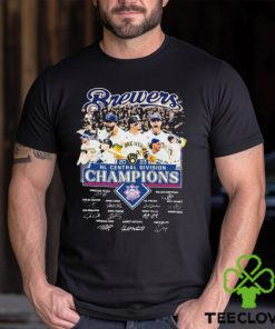 Brewers Team 2023 NL Central Division Champions Postseason Signatures Shirt