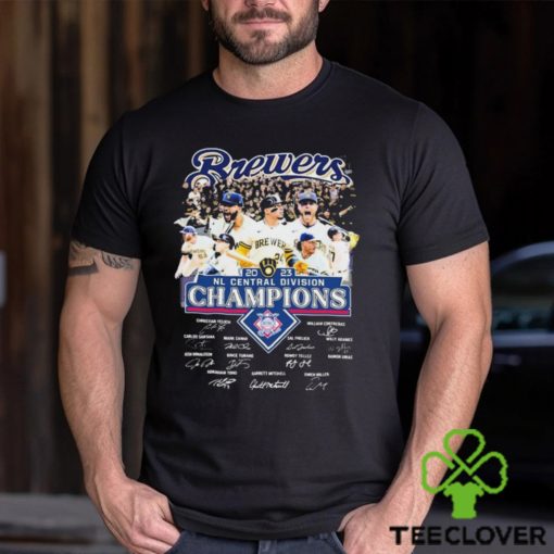 Brewers Team 2023 NL Central Division Champions Postseason Signatures Shirt