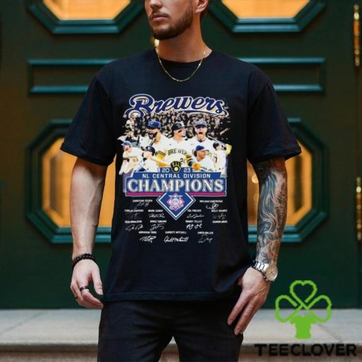 Brewers Team 2023 NL Central Division Champions Postseason Signatures Shirt