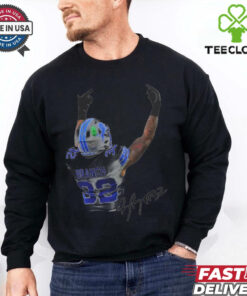 Brian Branch Detroit Lions flip off signature shirt