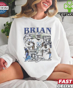 Brian Branch Detroit Lions football player collage bootleg shirt