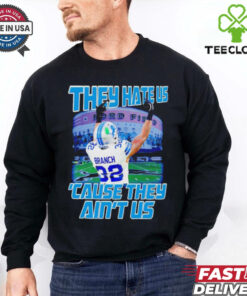 Brian Branch middle finger they hate us ’cause they ain’t us shirt