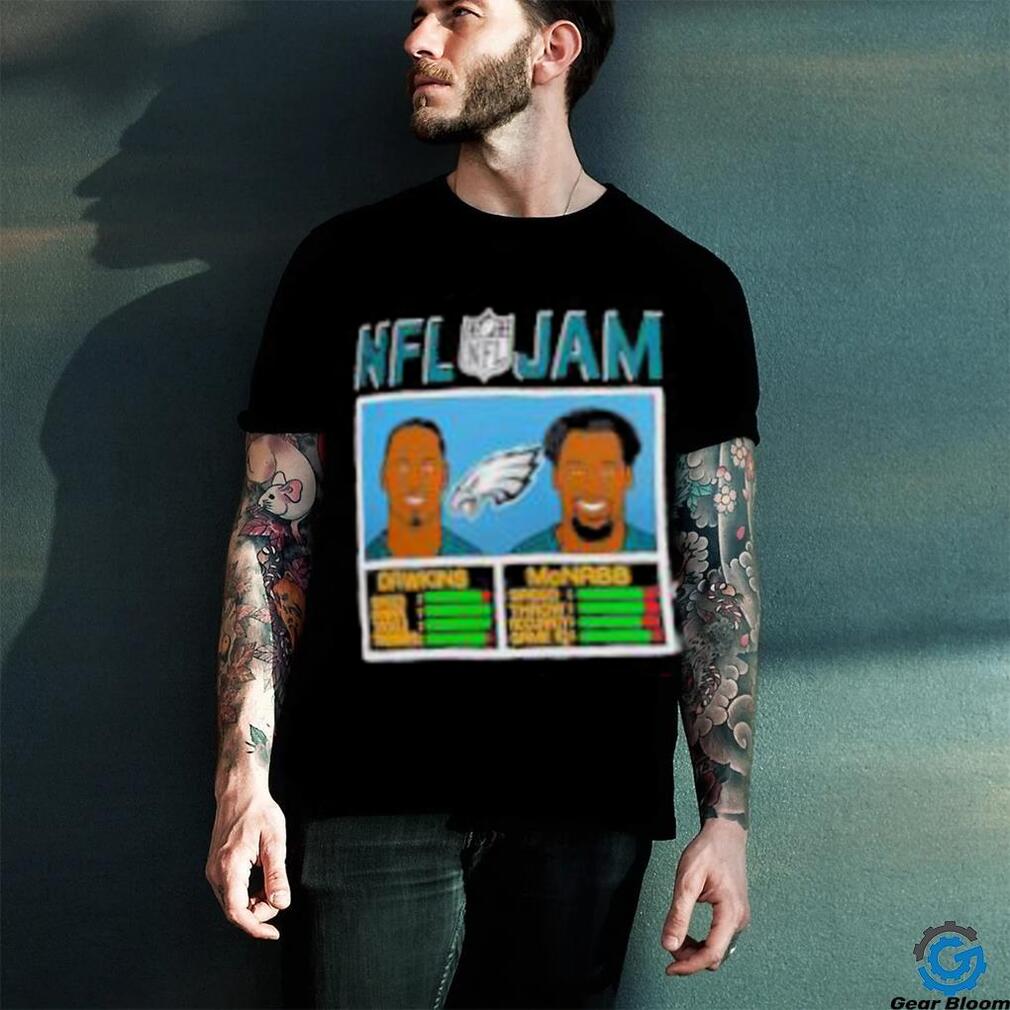 Brian Dawkins & Donovan McNabb Philadelphia Eagles Homage NFL Retired Jam T  Shirt - Limotees