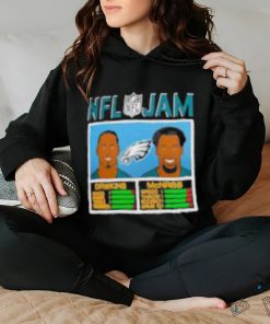 Brian Dawkins & Donovan McNabb Philadelphia Eagles Homage NFL Retired Jam T Shirt