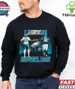 Brian Dawkins and Devin White Philadelphia Eagles The Legends signature shirt