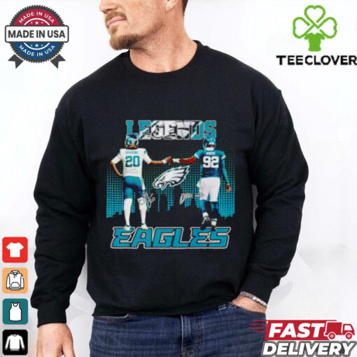 Brian Dawkins and Devin White Philadelphia Eagles The Legends signature shirt
