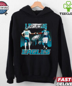 Brian Dawkins and Devin White Philadelphia Eagles The Legends signature shirt