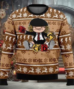 Brian Johnson ACDC Ugly Christmas Sweater 1 Brian Johnson ACDC Ugly Christmas Sweater
