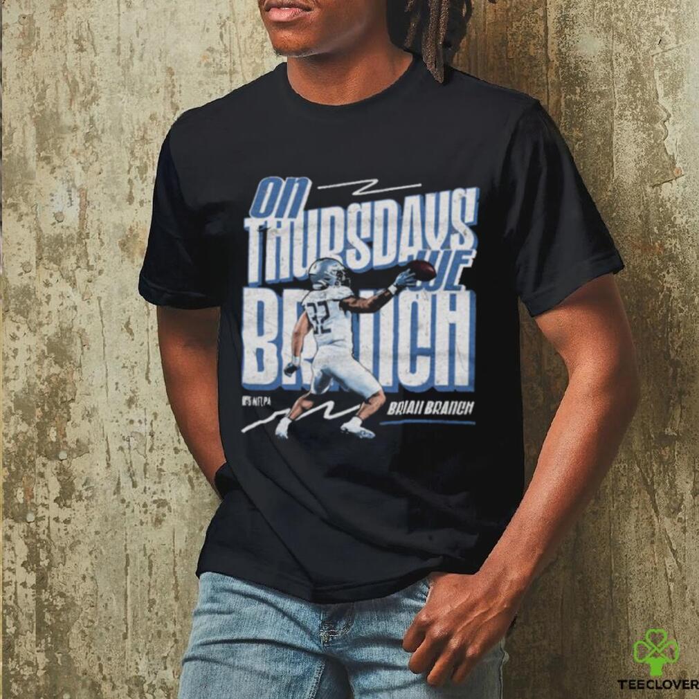Brian branch detroit on thursdays we branch shirt Brian branch detroit on thursdays we branch shirt