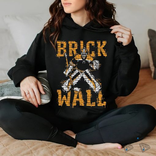 Brick Wall Boston Hockey Shirt