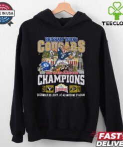 Brigham Young Cougars 2024 Valero Alamo Bowl Champions T Shirt