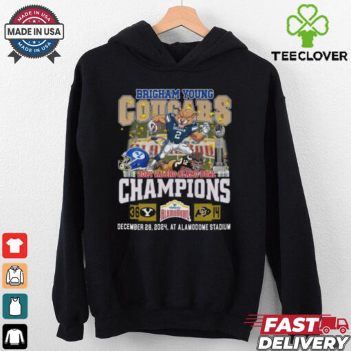 Brigham Young Cougars 2024 Valero Alamo Bowl Champions T Shirt