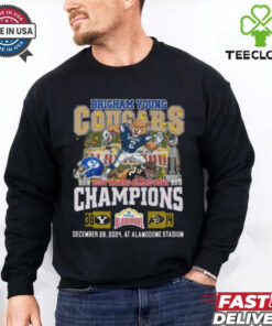 Brigham Young Cougars 2024 Valero Alamo Bowl Champions T Shirt