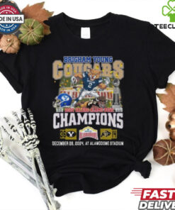 Brigham Young Cougars 2024 Valero Alamo Bowl Champions T Shirt