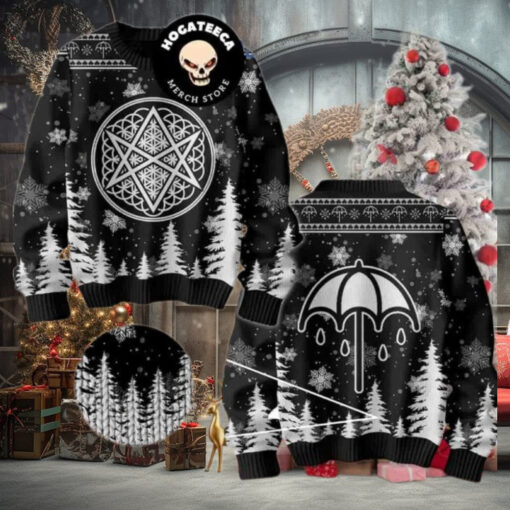 Bring Me The Horizon Logo Rock Band Christmas Sweater Chirstmas Gifts 2024 Xmas For Family And Friends Ugly Sweater