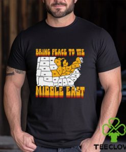 Bring Peace To The Middle East Usa Map Shirt