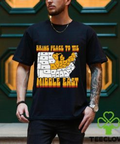 Bring Peace To The Middle East Usa Map Shirt