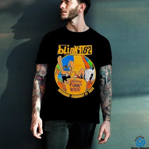 Brisbane Entertainment Crappy Punk Rock Centre Blink 182 Brisbane Australia Tour 2024 shirt