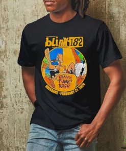 Brisbane Entertainment Crappy Punk Rock Centre Blink 182 Brisbane Australia Tour 2024 shirt