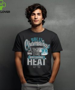 Brisbane Heat BBL 13 Men's Champions Logo Tee Black
