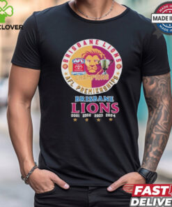 Brisbane Lions 2024 AFL Premiers Champions Vintage Logo Shirt