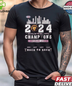 Brisbane Lions 2024 Afl Champions Final Premiers Back To Back Shirt