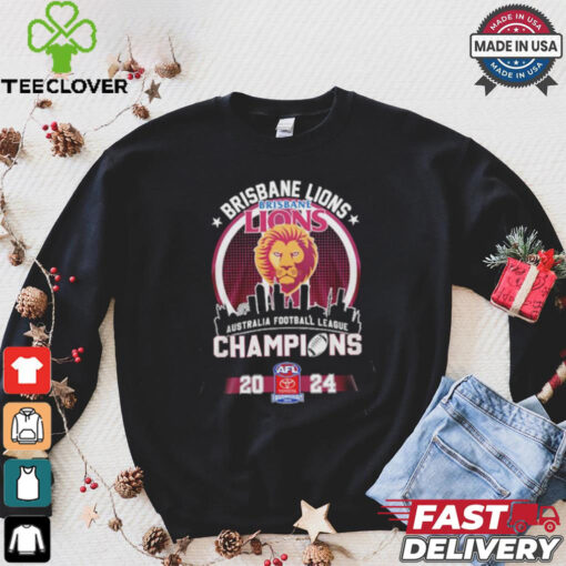 Brisbane Lions AFL Champions 2024 Skyline Shirt